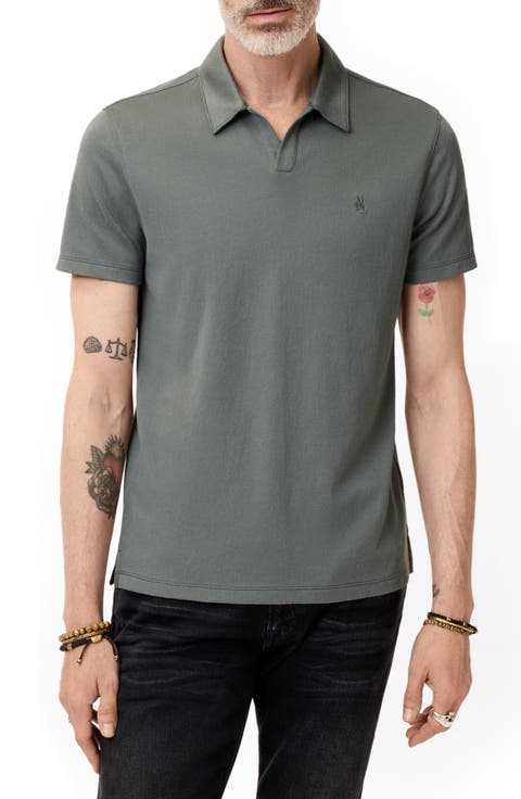 Hague Foliage Jacquard Polo