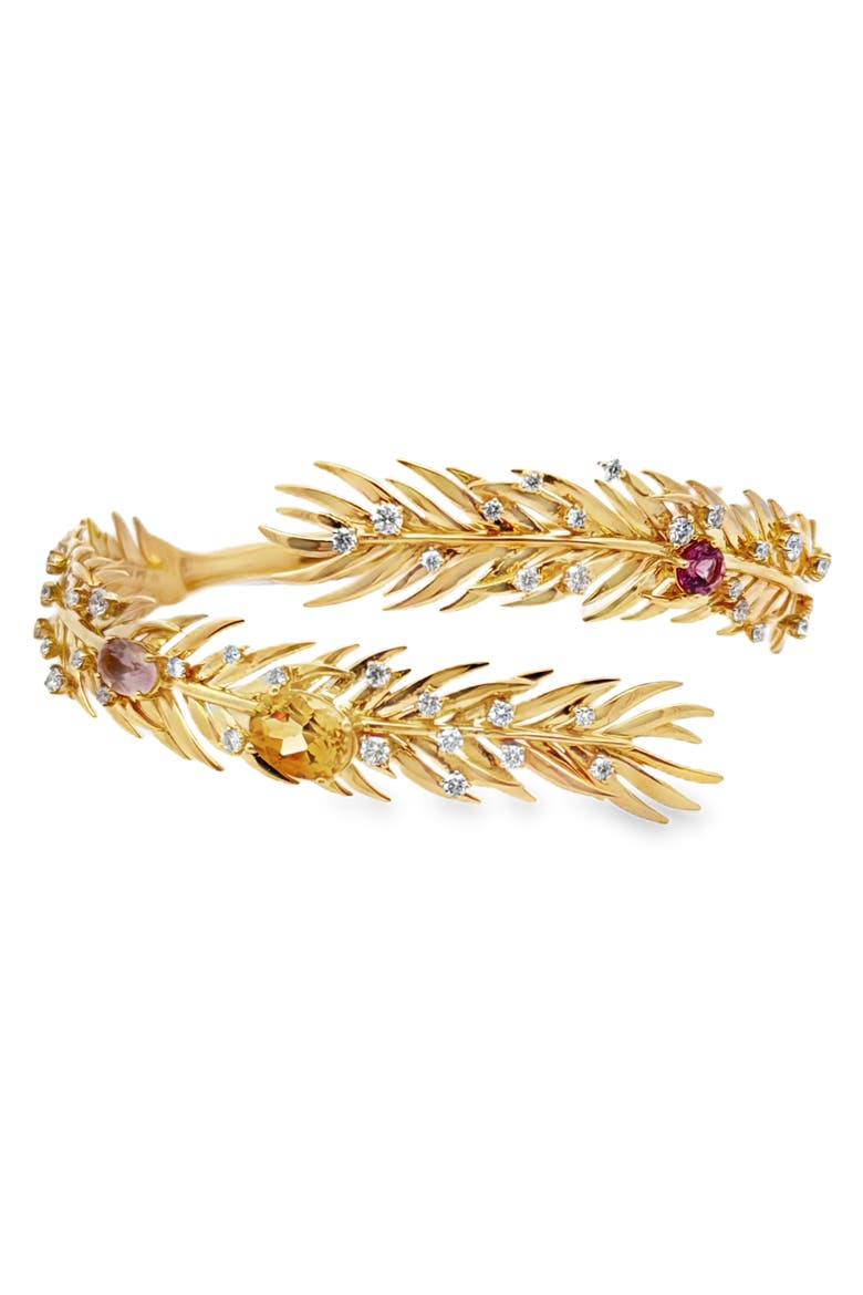 Bahia 18k Gold Diamond & Gemstone Bracelet, Main, color, YELLOW GOLD