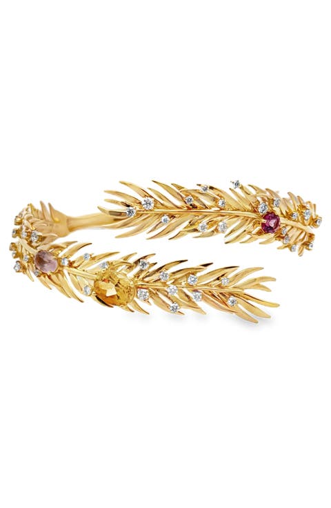 Bahia 18k Gold Diamond & Gemstone Bracelet