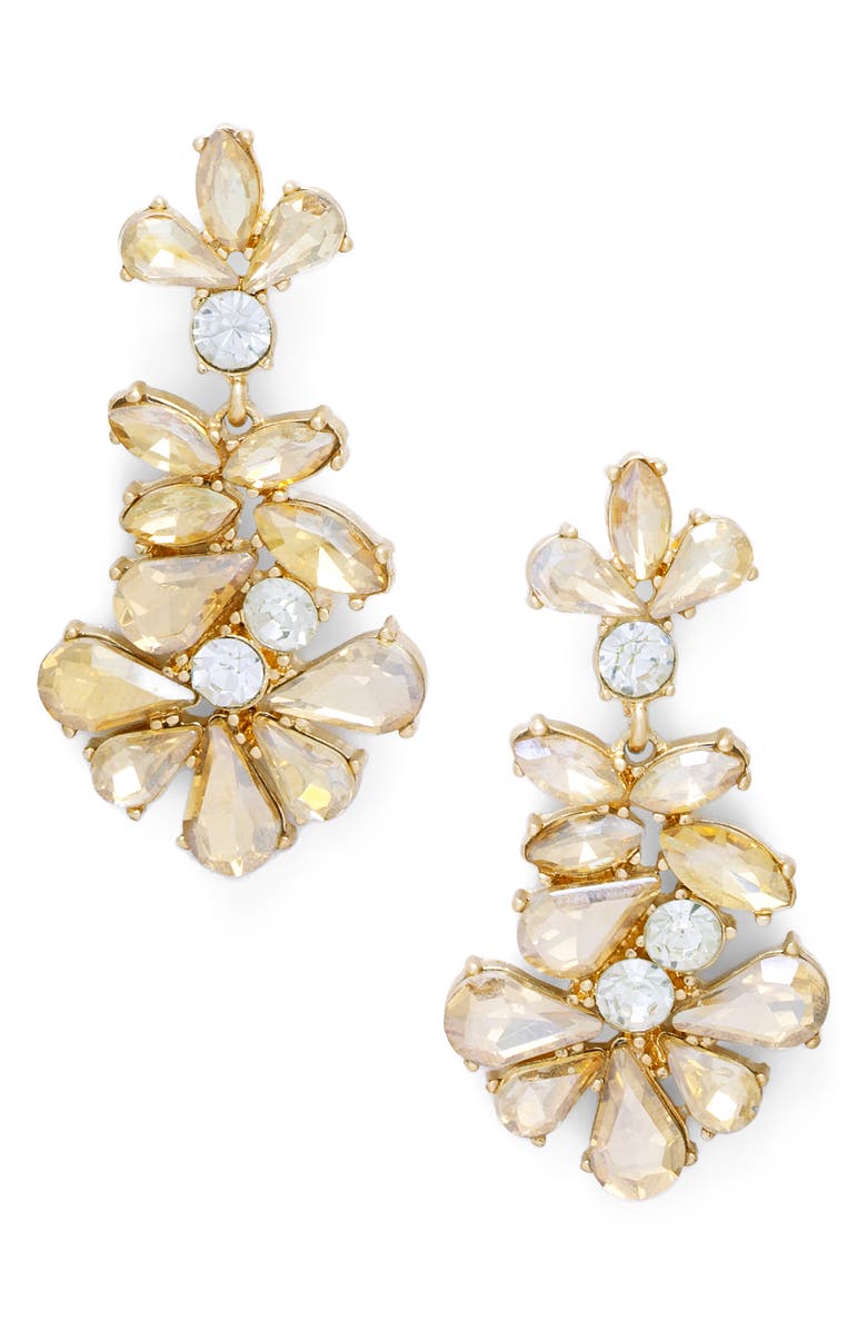 SAACHI Crystal Drop Earrings, Main, color, 