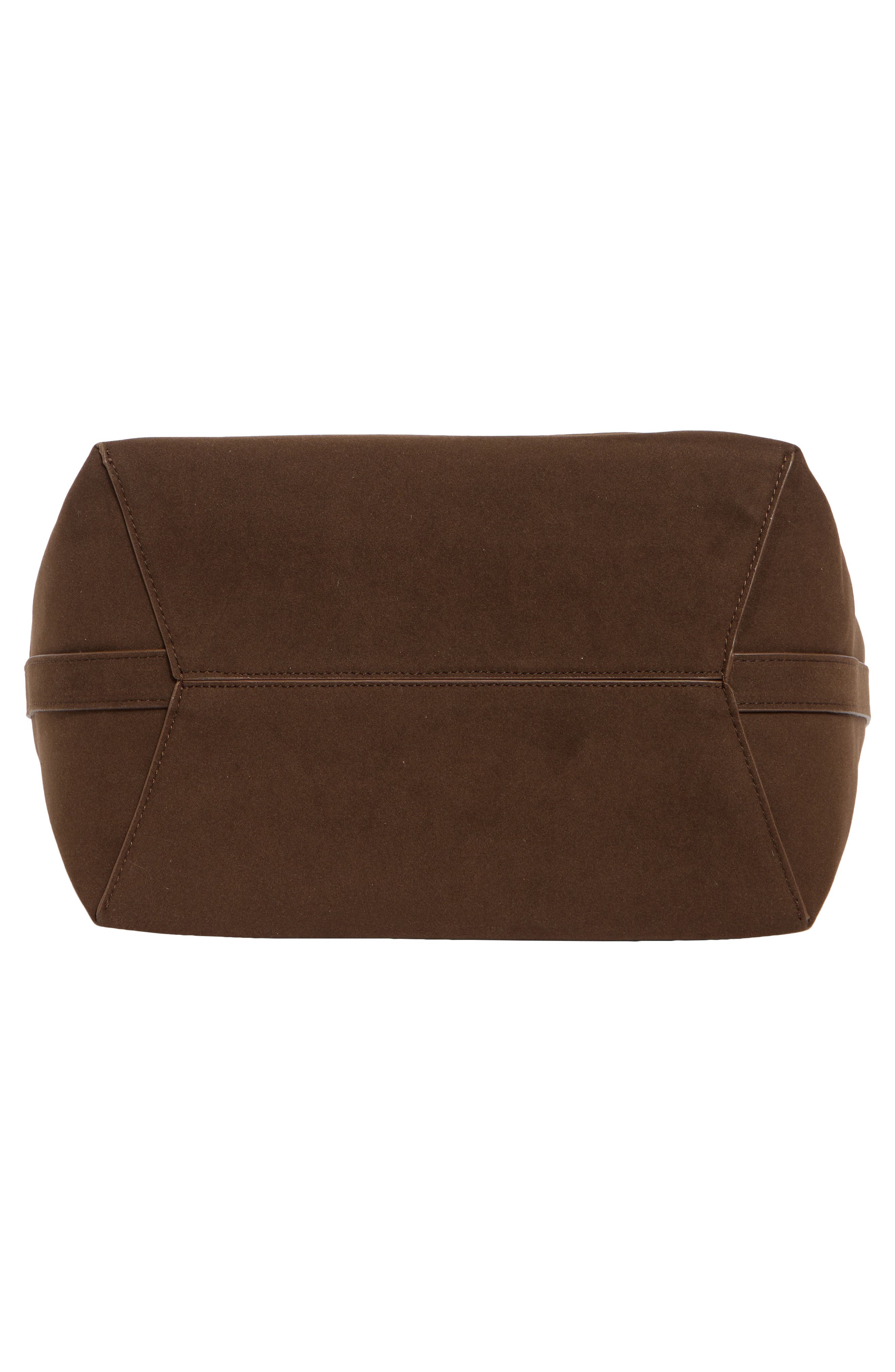 Slouchy Bucket Shoulder Bag with Pouch, Alternate, color, CHOCOLATE