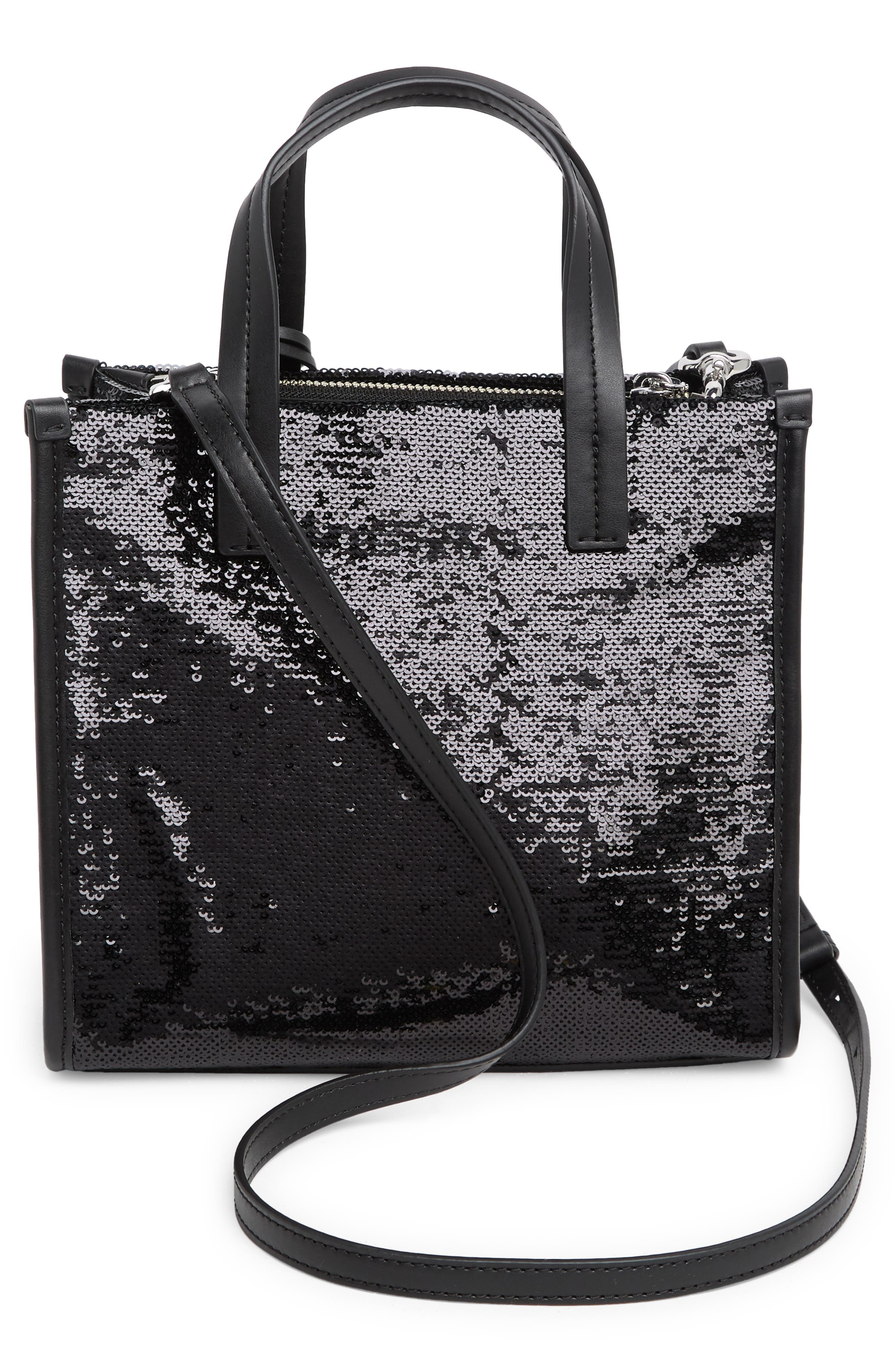 Marc Jacobs Mini Grind Sequin Tote Bag, Alternate, color, 