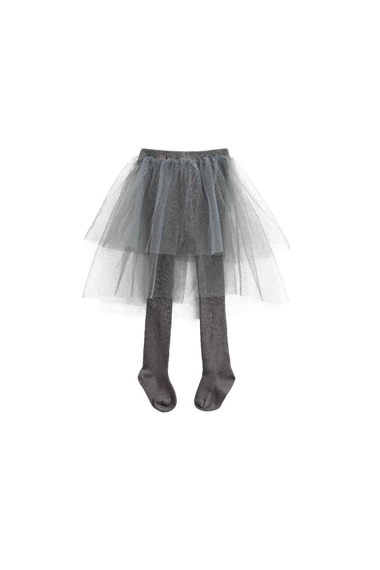 Tulle Twirl Skirt, Main, color, Grey