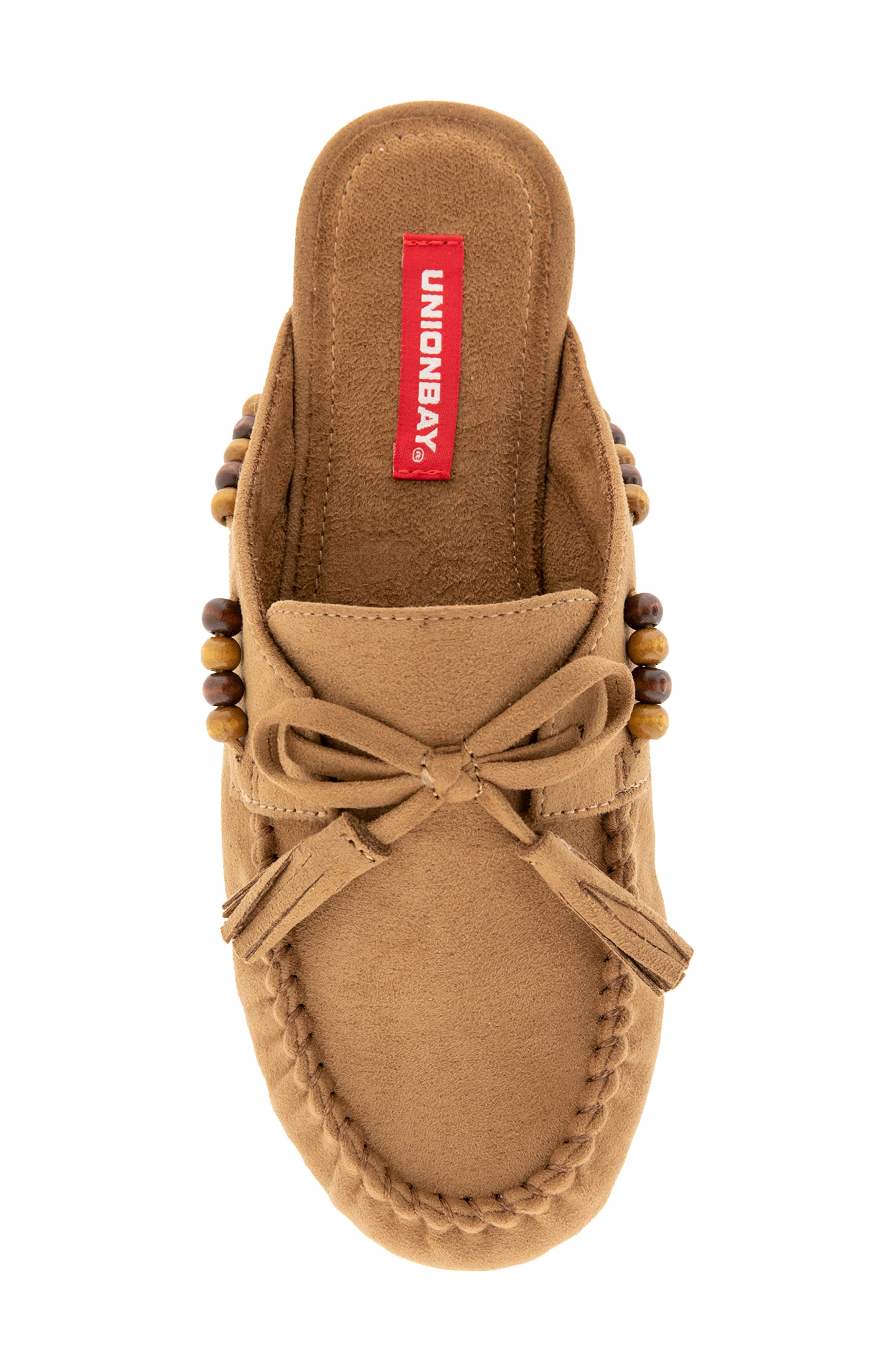 Tacoma Faux Suede Tassel Mule, Alternate, color, LIGHT BROWN