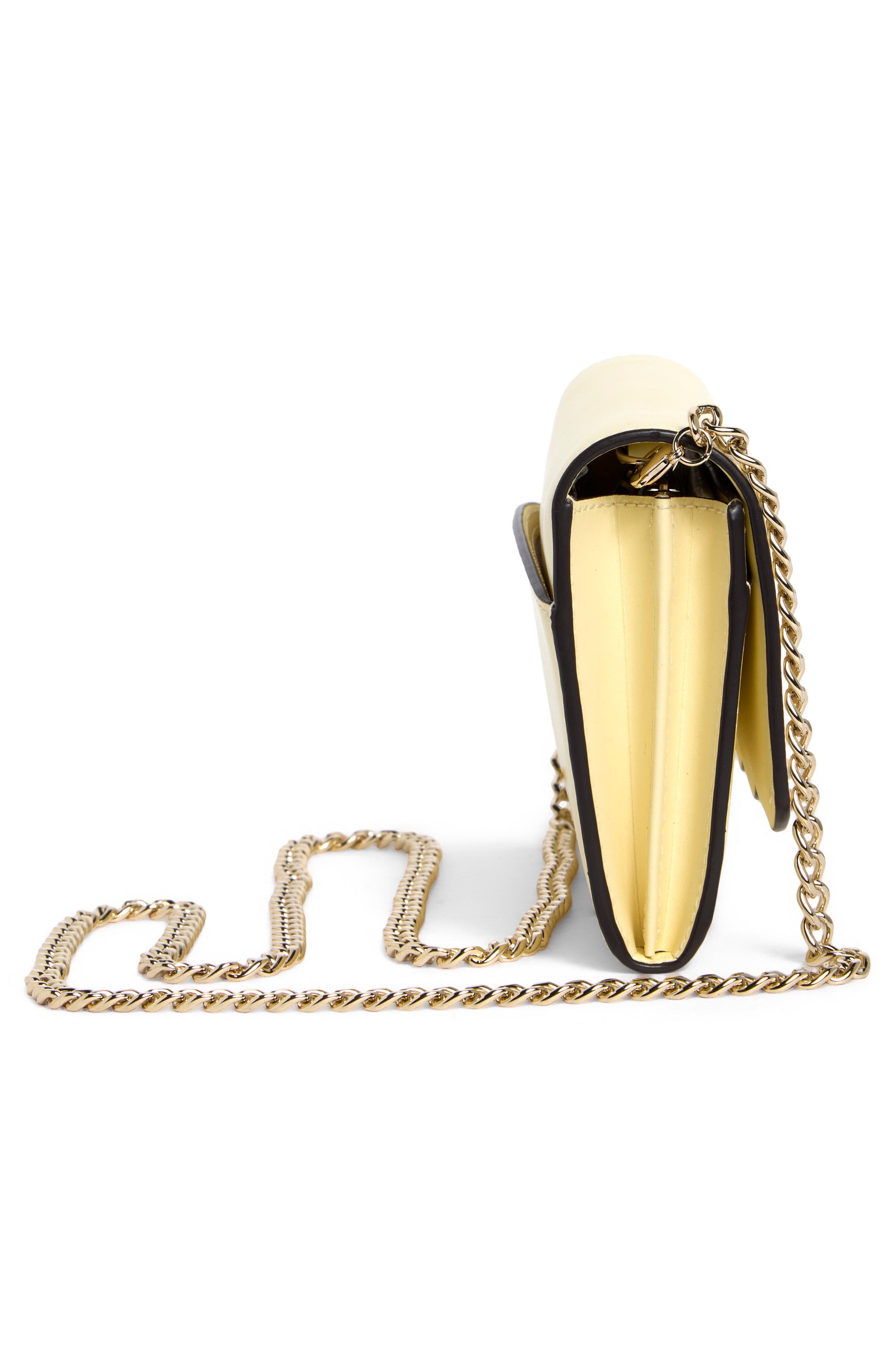 gemma wallet on a chain shoulder bag, Alternate, color, LEMON FONDANT