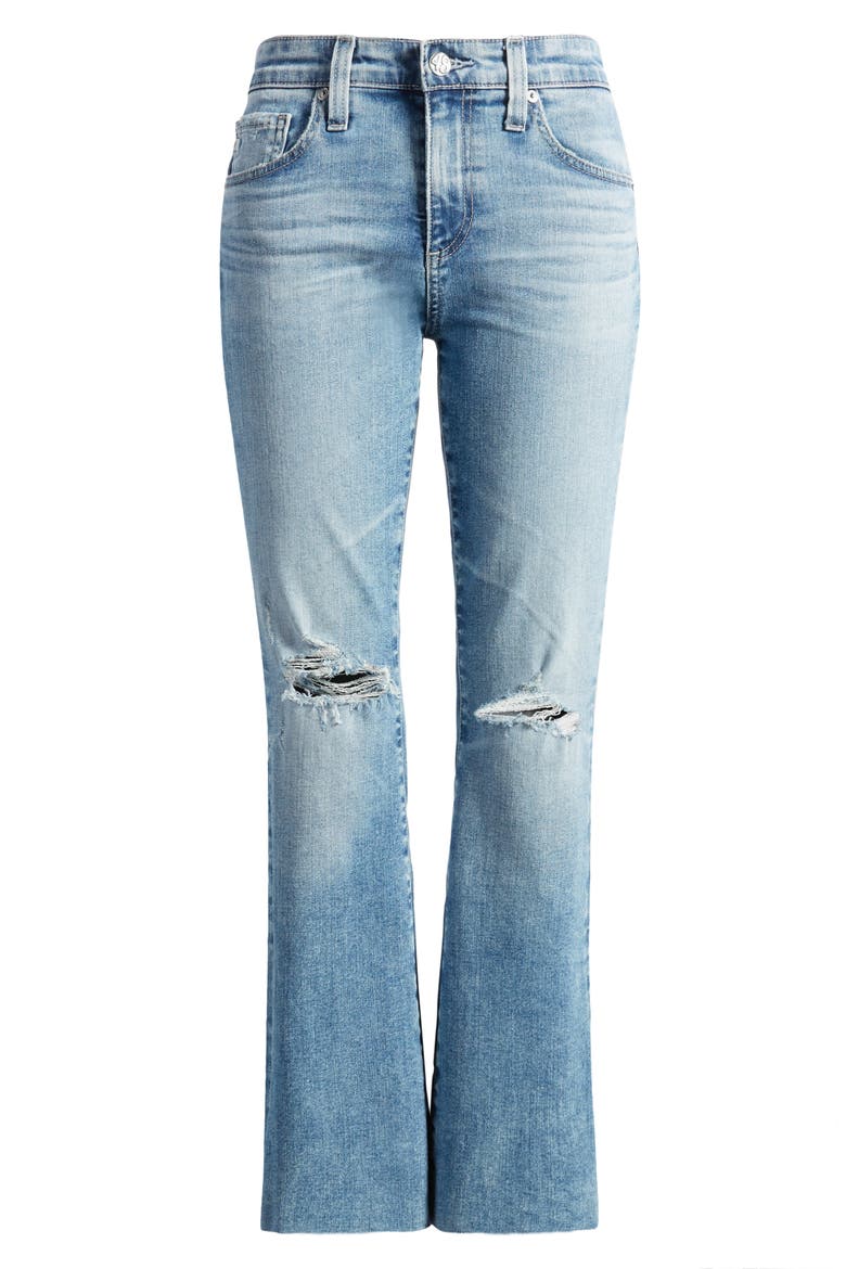 Farrah Mid Rise Crop Bootcut Jeans, Alternate, color, 20 YEARS UNDERTOW DESTRUCTED