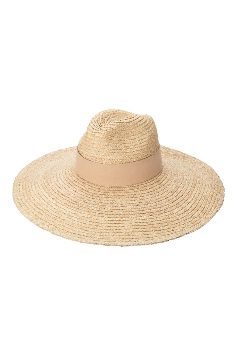 Wide Brim Raffia Hat, Main, color, NATURAL