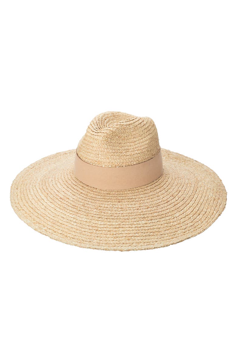 San Diego Hat Wide Brim Raffia Hat, Main, color, 