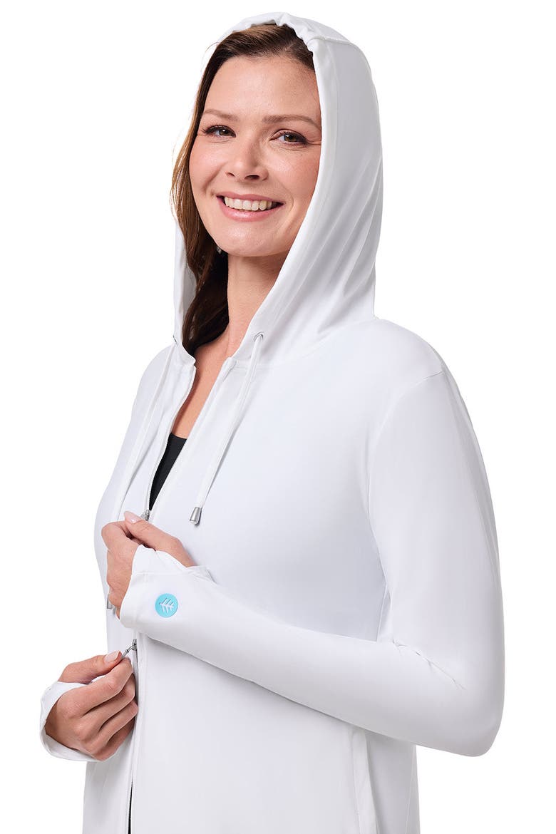 Wailea Swim Cover-Up, UPF 50+ Sun Protection, Alternate, color, White