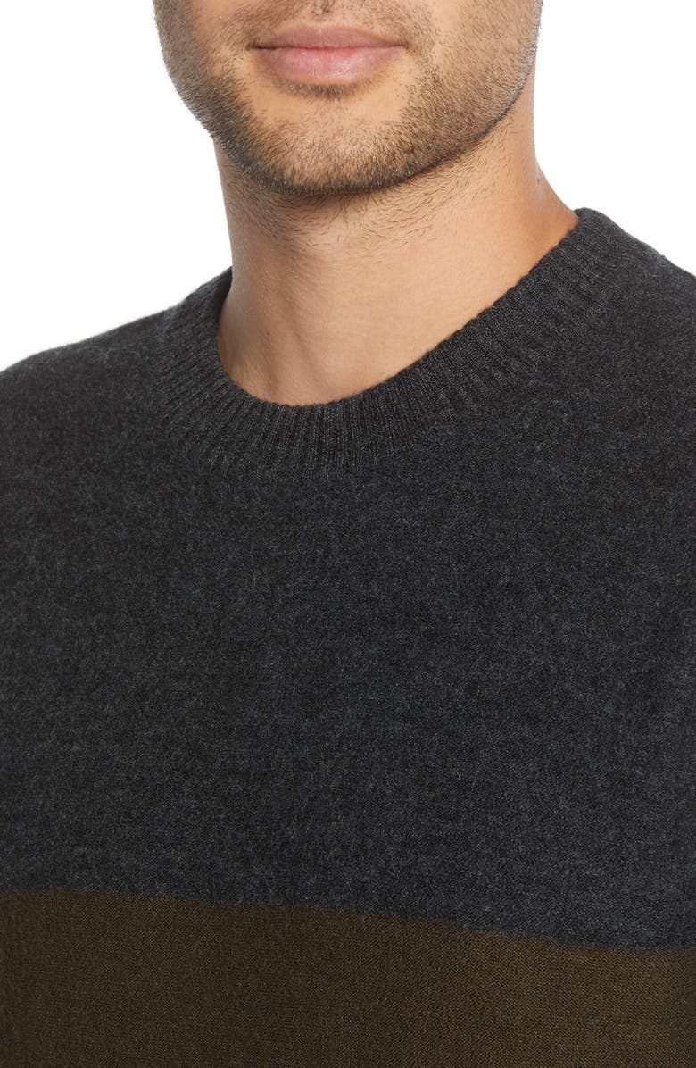 French Connection Regular Fit Felted Wool Blend Sweater, Alternate, color,