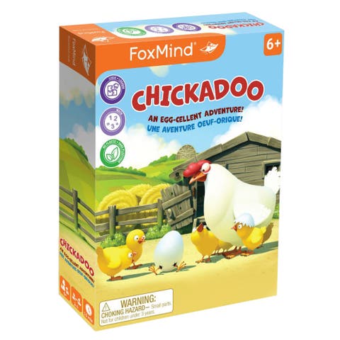 Chickadoo Card Game, Eggciting Family Game Night,Ages 5+