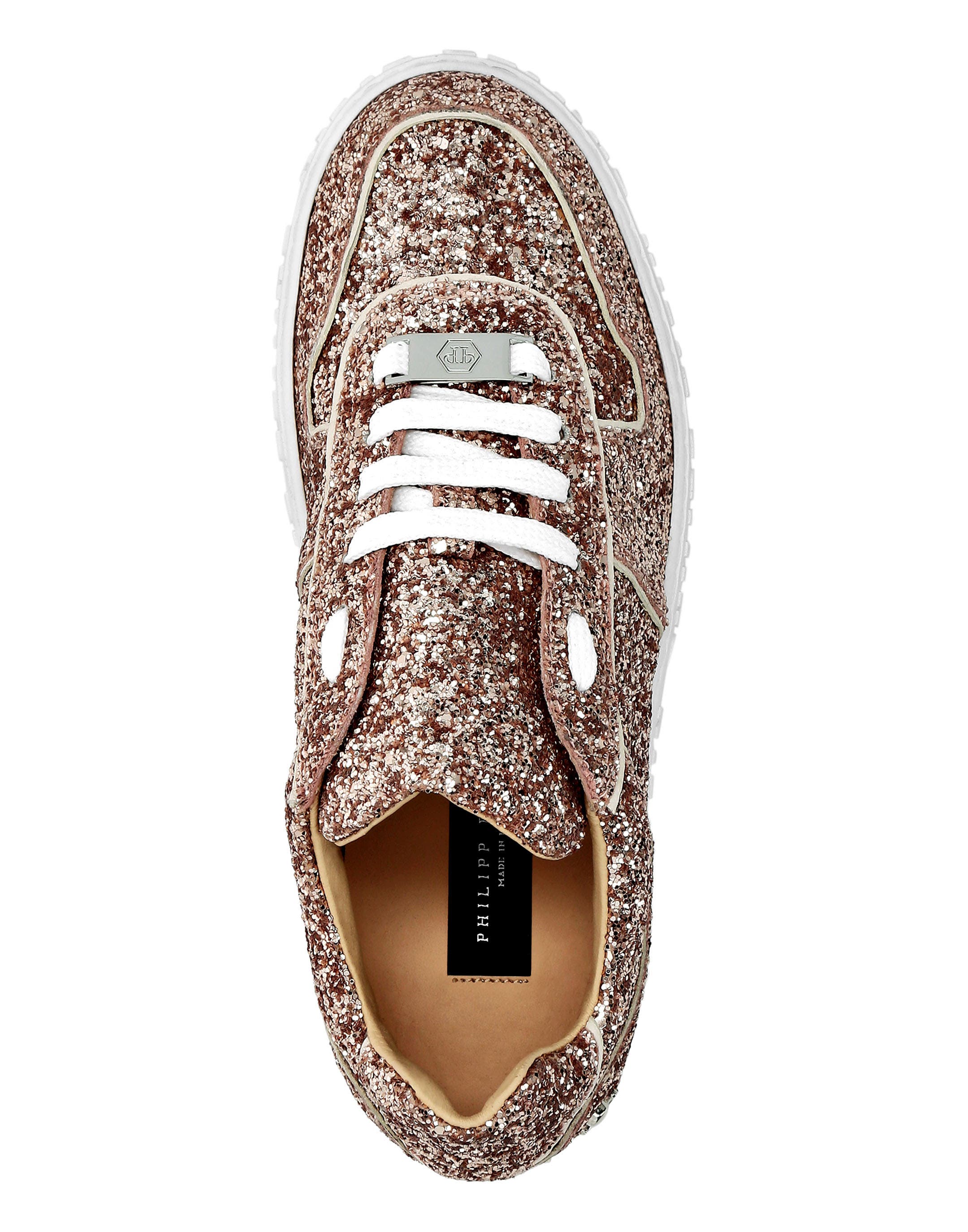 Lo-Top Sneakers Glitter King Power Women, Alternate, color, bronce
