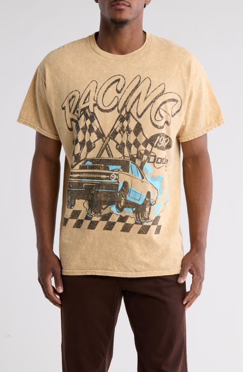 Dodge Racing Cotton Graphic T-Shirt