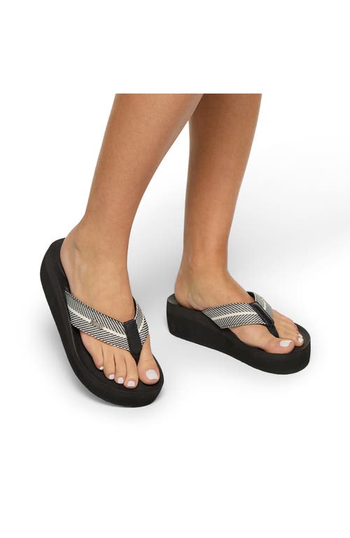 ROXY ROXY PLAY DAY WEDGE PLATFORM FLIP FLOP