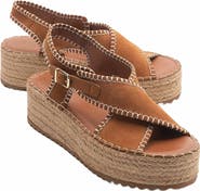Forever & Always Shoes Bellezza Leather Platform Sandal