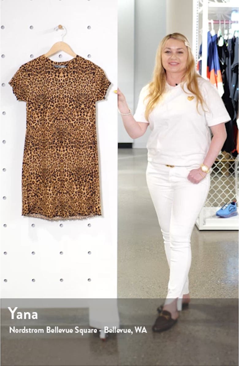 Leopard Print Rib Minidress, sales video thumbnail