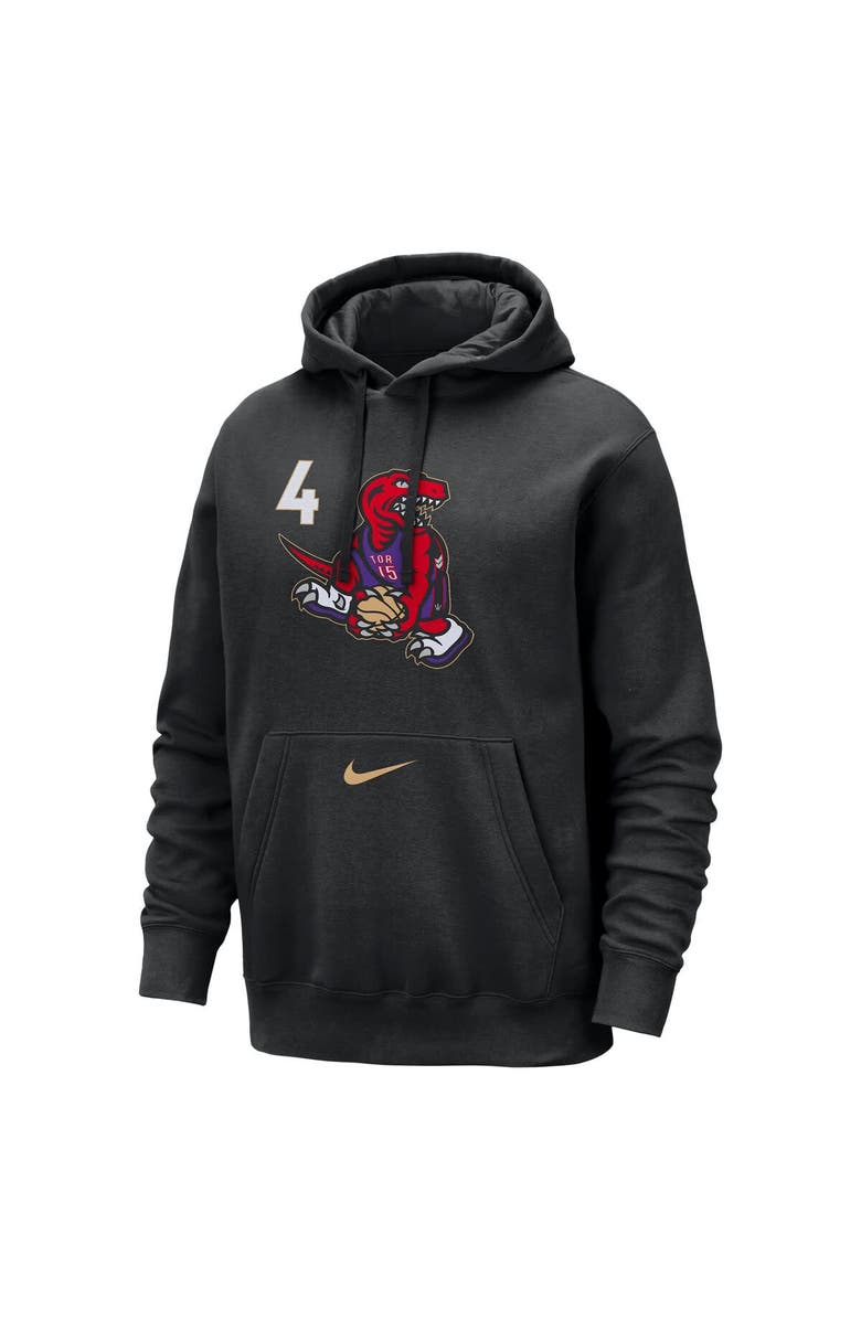 Nike Men's Nike Scottie Barnes Black Toronto Raptors 2024/25 City Edition Name & Number Pullover Hoodie, Alternate, color,