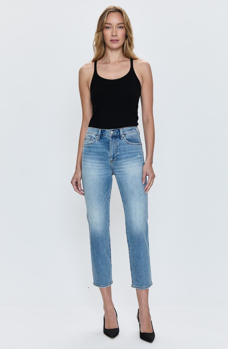 Pistola Monroe High Waist Crop Cigarette Jeans, Alternate, color,