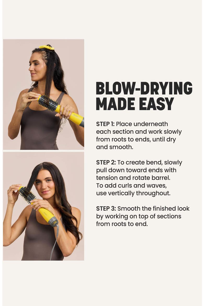 Half Shot Blow Dryer Brush, Alternate, color, NO COLOR