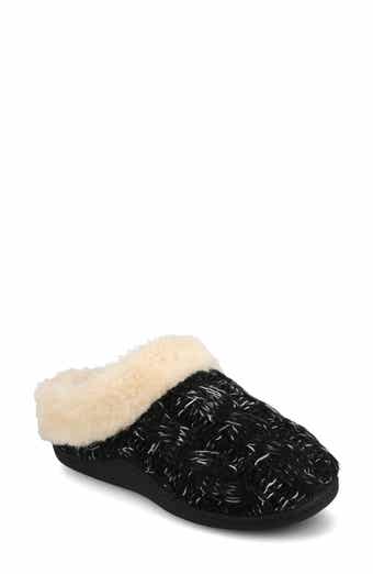 Journee Collection Adiah Faux Fur Trim Slipper