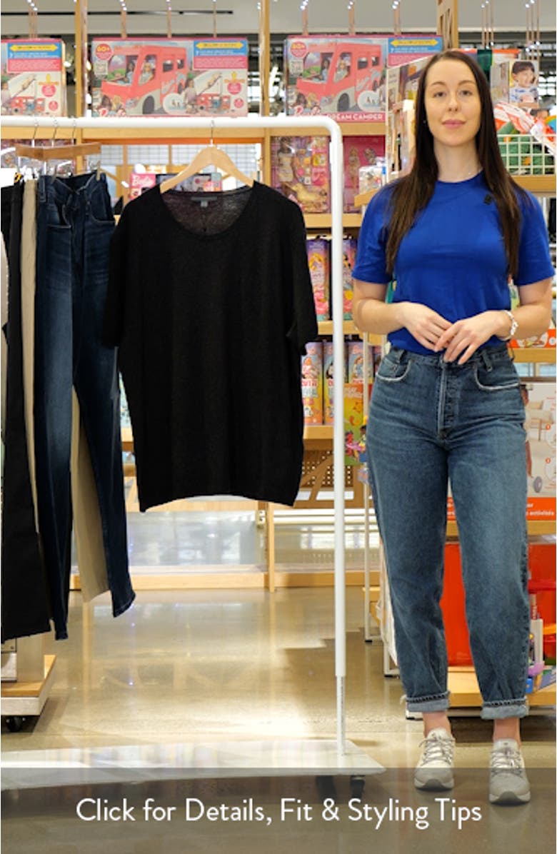 Alvito Regular Fit Short Sleeve Wool Sweater, sales video thumbnail