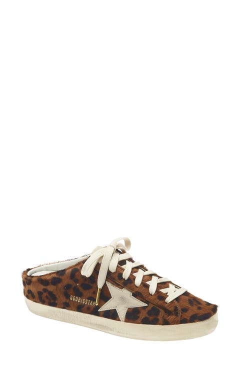 Super-Star Sabot Genuine Calf Hair Mule Sneaker