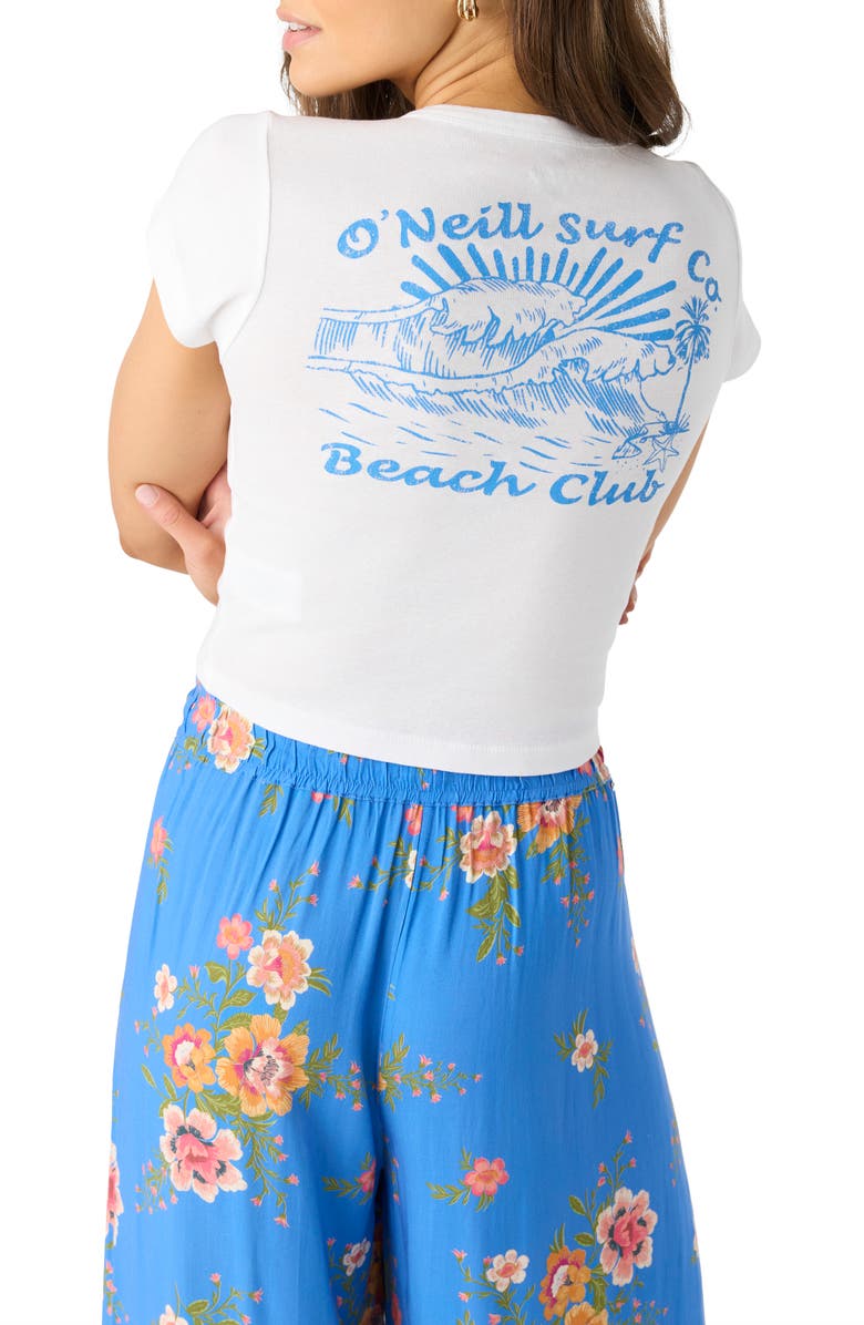 O'Neill Beach Club Cotton Crop Graphic T-Shirt, Alternate, color, 