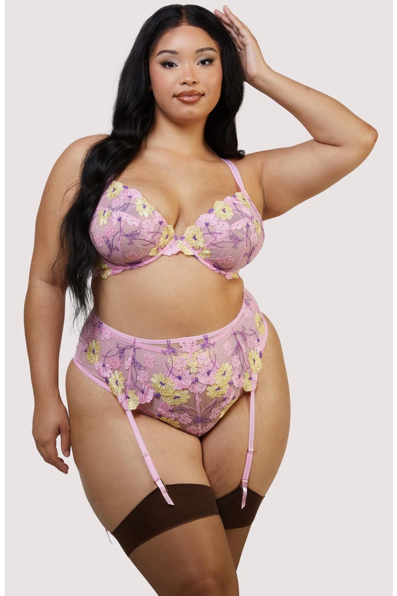 Luna Pastel High Waist Briefs, Alternate, color, PINK MULTI