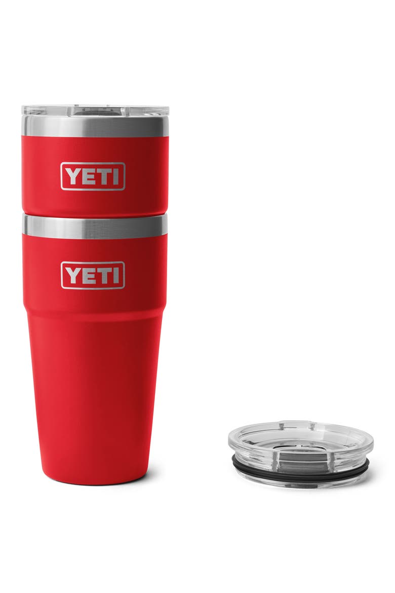 Rambler 20-Ounce Stackable Cup, Alternate, color, RESCUE RED