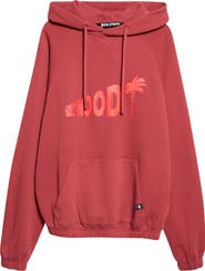 Palm Angels Sunset Blvd Palm Loose Fit Hoodie