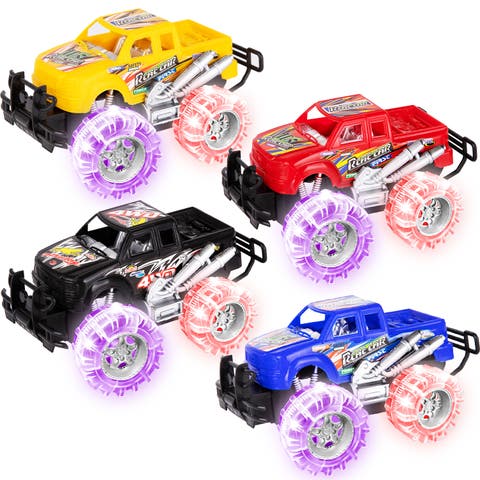 Light Up Monster Trucks 4 Pack