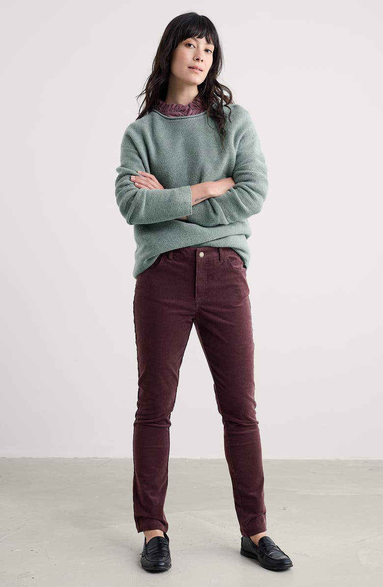 Seasalt Cornwall Lamledra Needlecord Slim Fit Pants, Alternate, color,