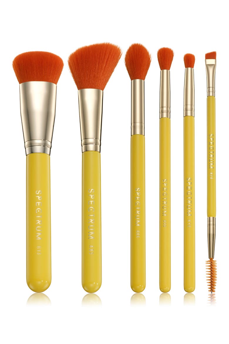 Cocktails Collection Picante 6-Piece Makeup Brush Set, Alternate, color, PICANTE