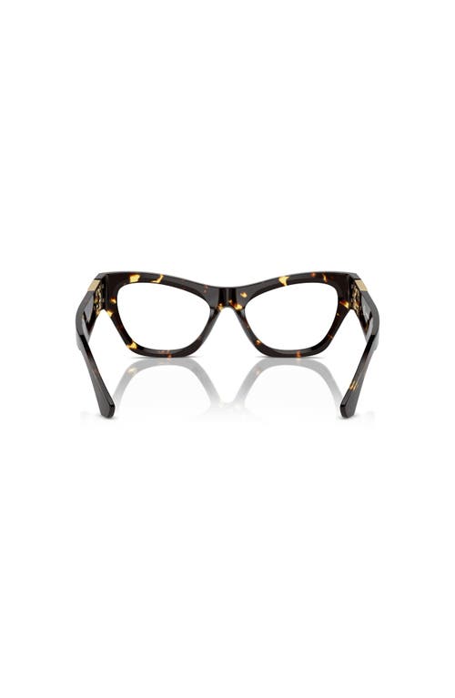 Burberry 53mm Cat Eye Optical Glasses In Brown