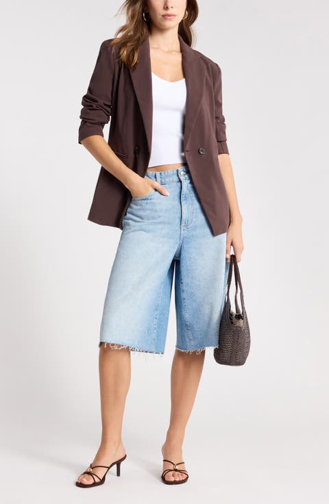 Tailored Double Breasted Blazer