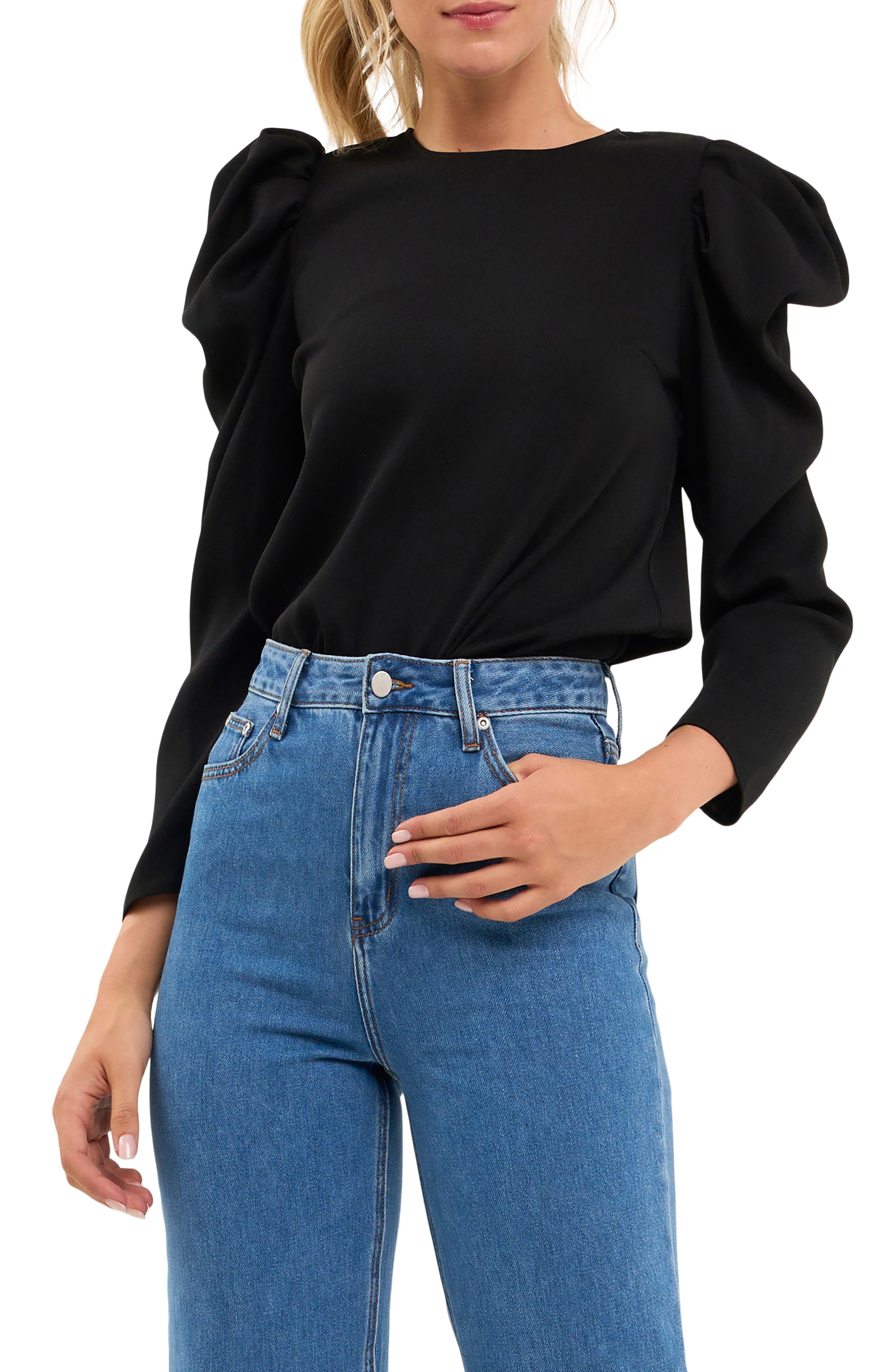 Puff Shoulder Top