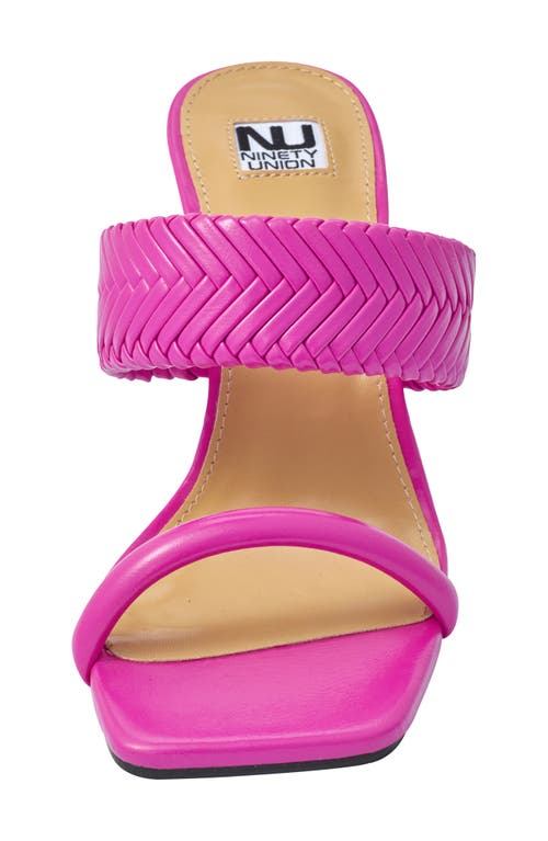 Ninety Union Malibu Slide Sandal In Fuchsia