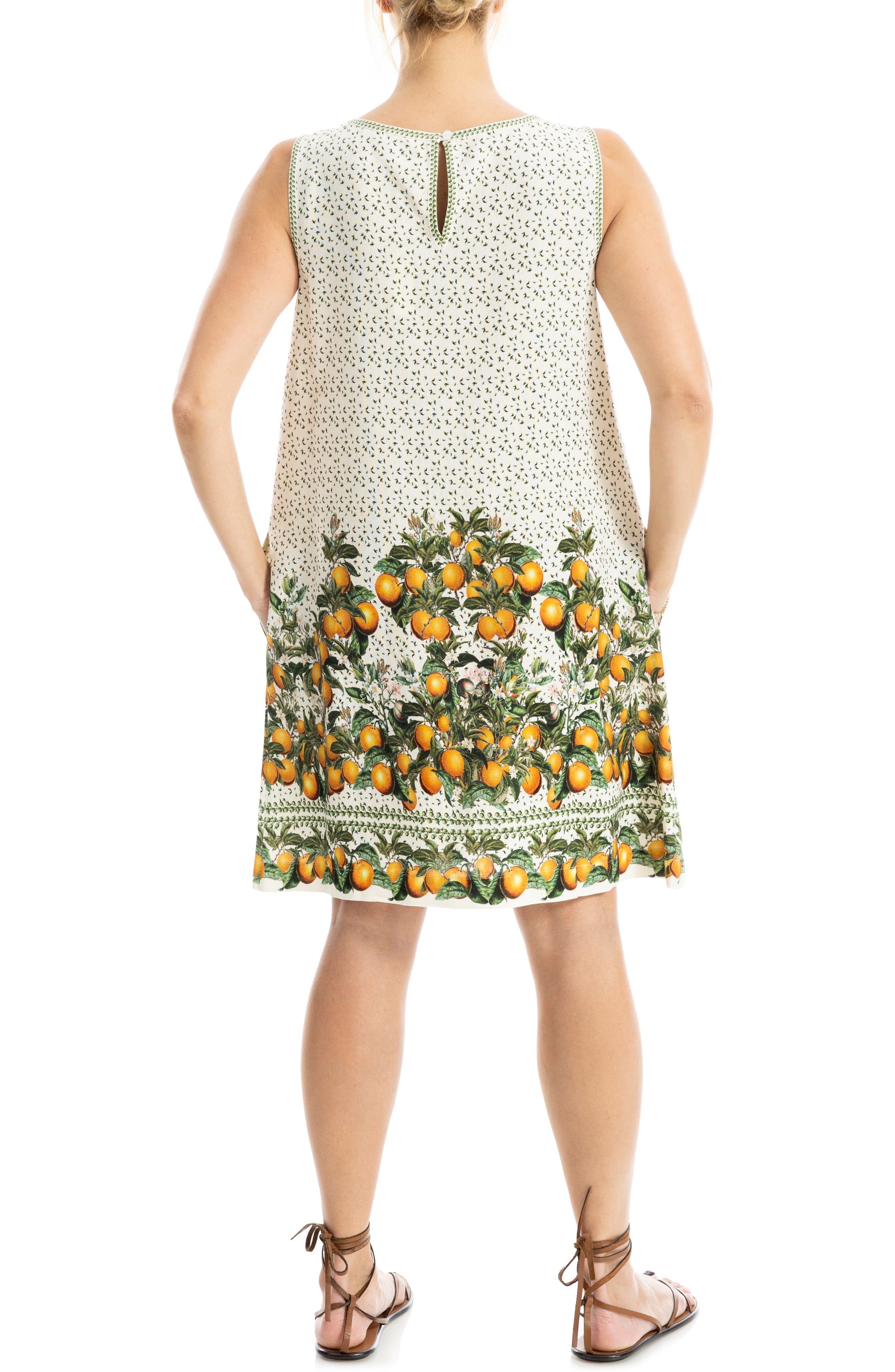 Floral Linen Blend Shift Dress - image 4