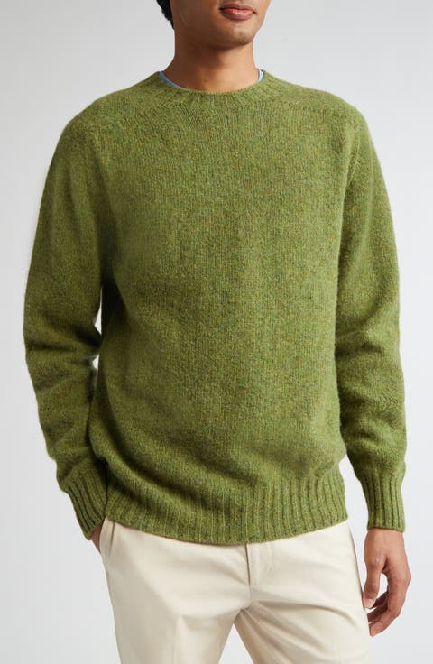 Brushed Shetland Wool Sweater