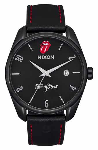 x Rolling Stones Thalia Leather Strap Watch, 38mm
