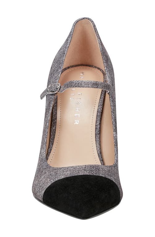 Marc Fisher Ltd Anellie Pointed Toe Pump In Grey Soft Flannel