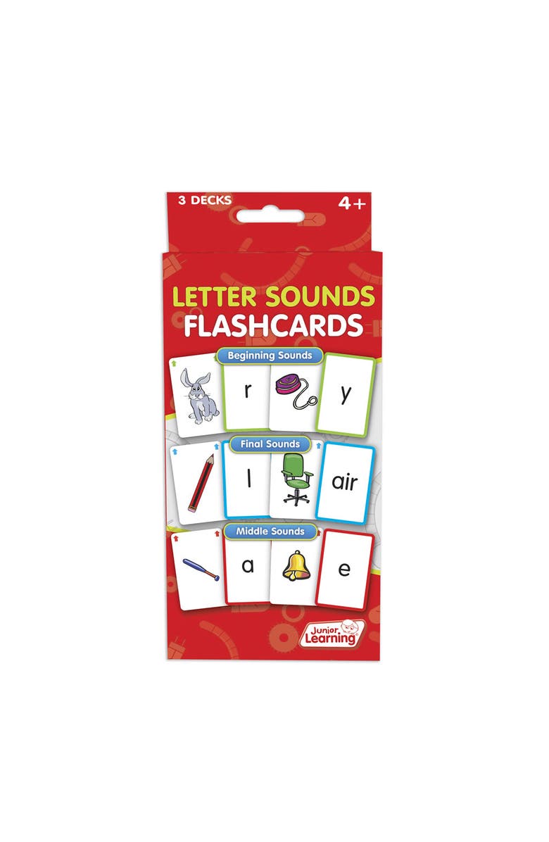 Junior Learning Letter Sounds Flashcards, Alternate, color, Multicolored