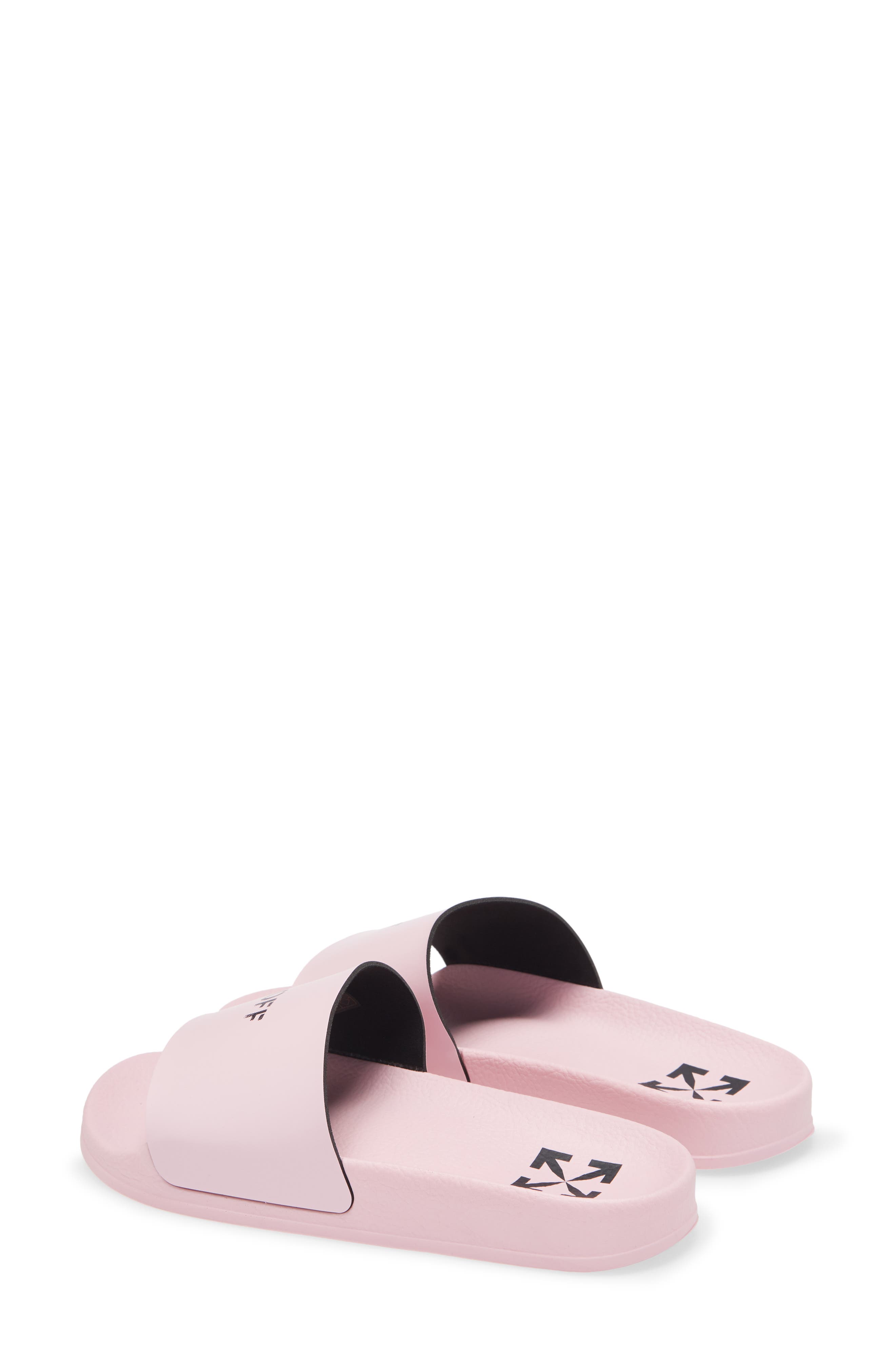 Logo Slide Sandal, Alternate, color, PINK