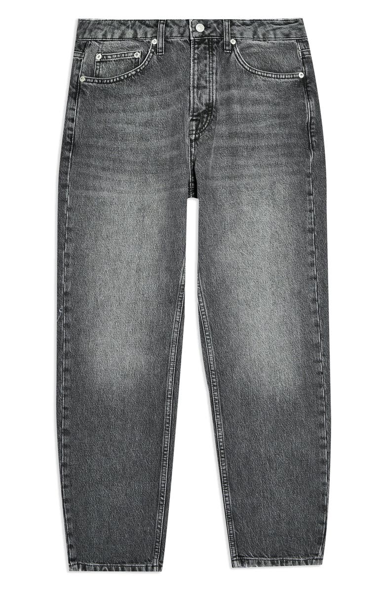 Topman Relaxed Fit Straight Leg Jeans, Alternate, color, 