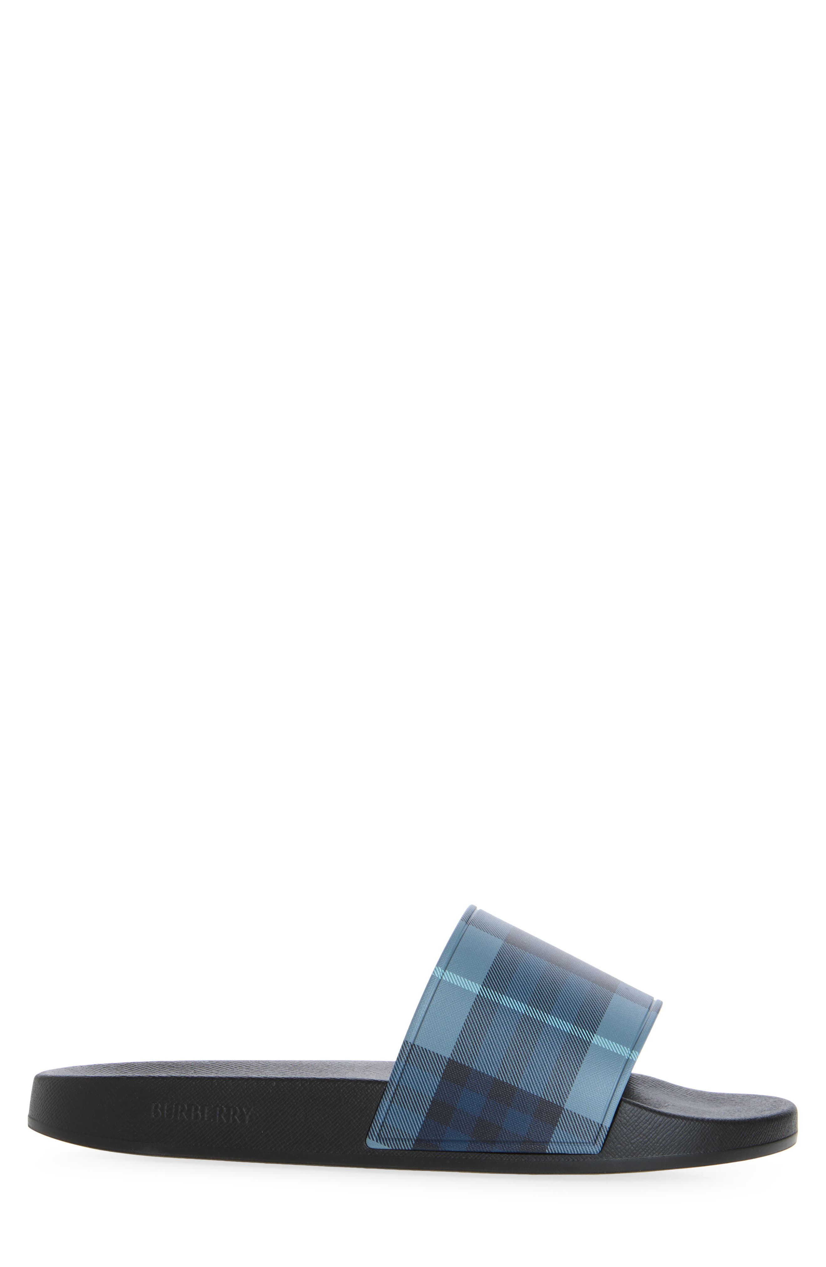 Furley Check Slide Sandal, Alternate, color, ARCTIC BLUE IP CHECK