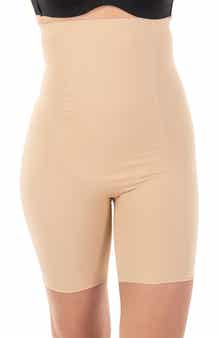 Extra Hi Waist Long Boy Leg Shaper with Targeted Double Front Panel