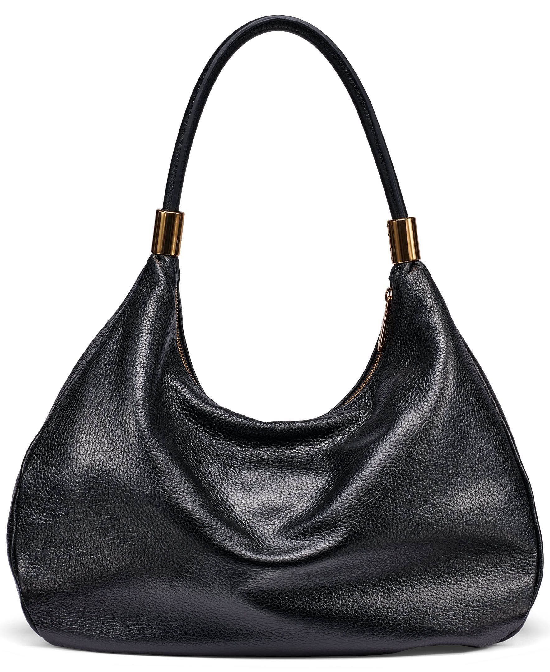 Maelynn Hobo Bag, Alternate, color, Black/Gold