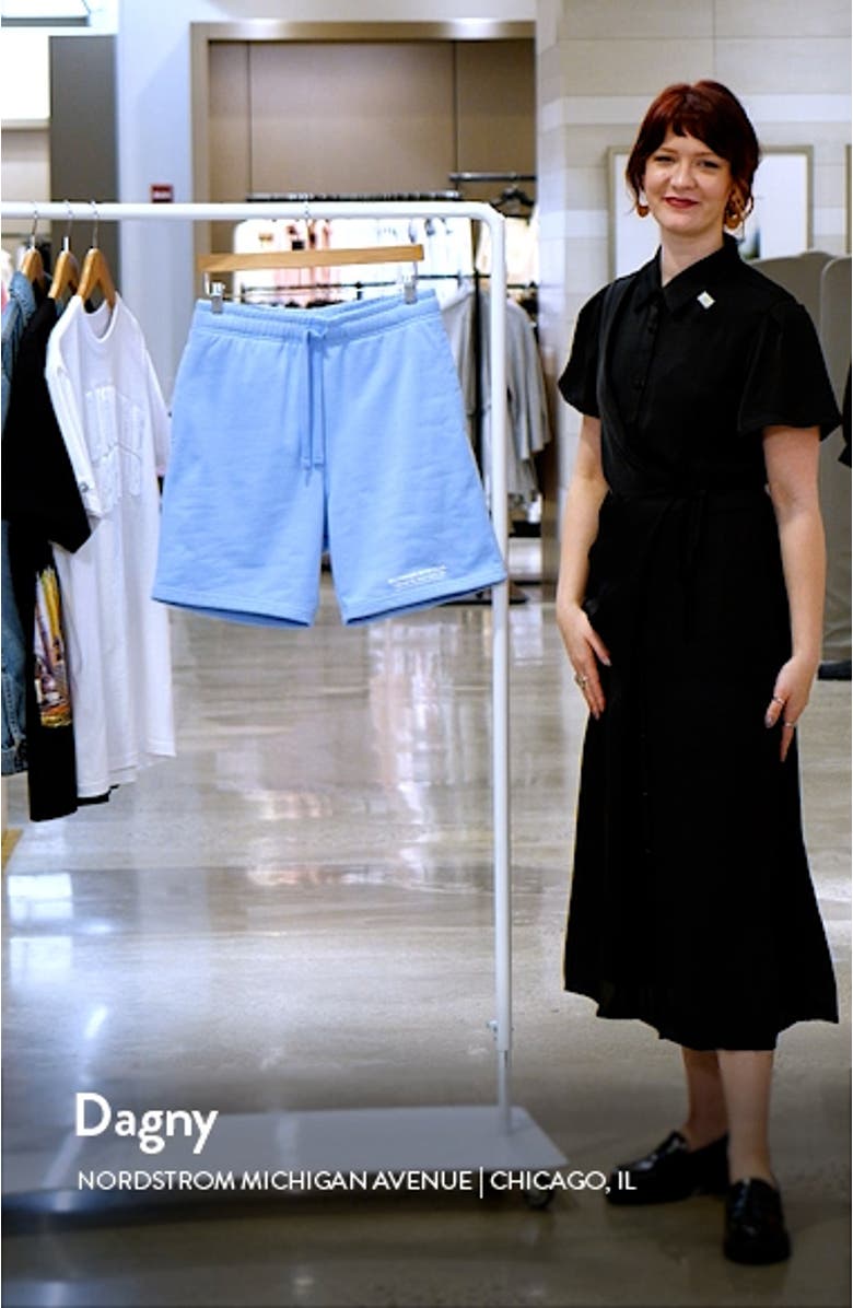 Space Station Cotton Blend Sweat Shorts, sales video thumbnail