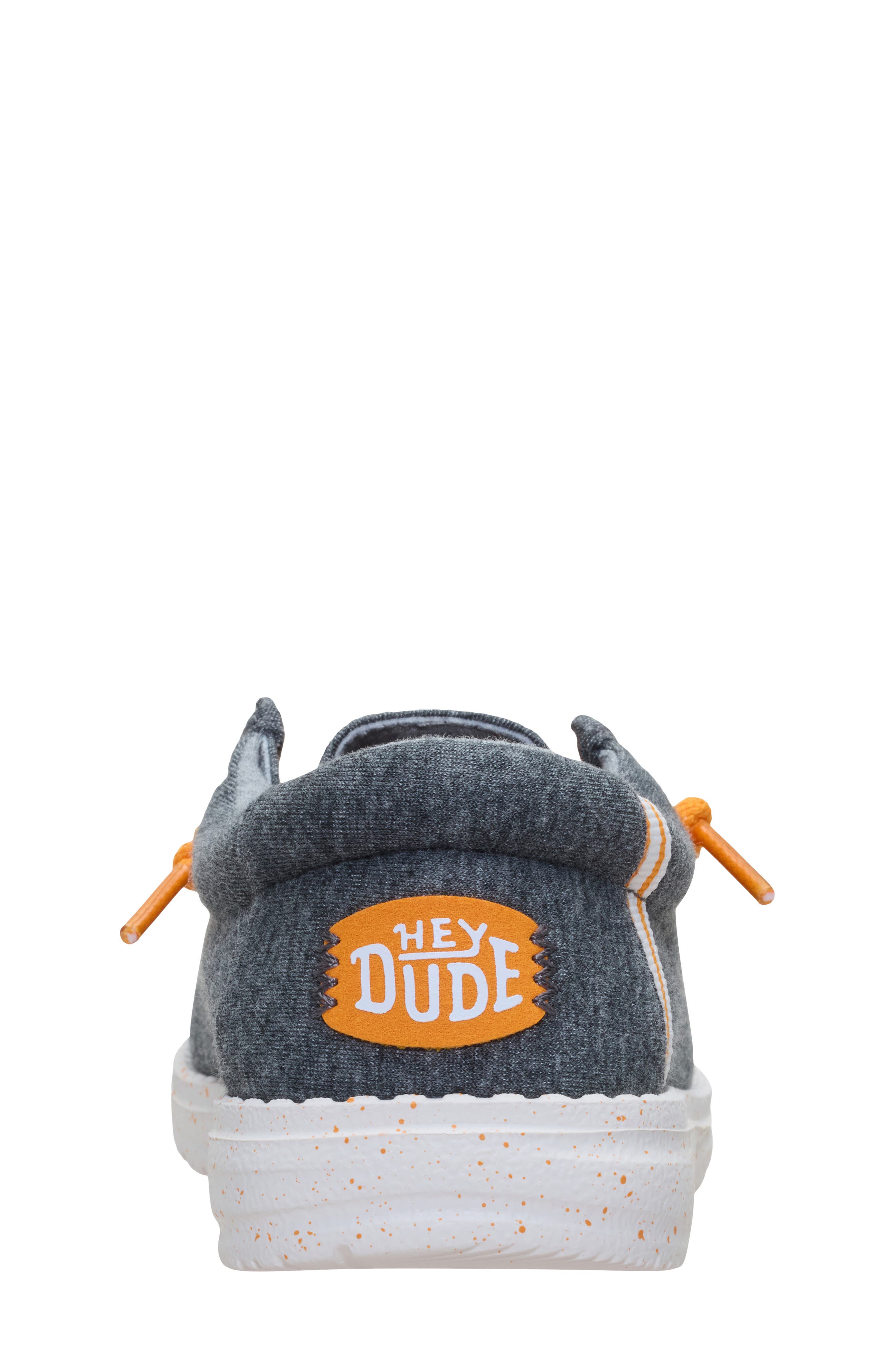 Kids' Wally Stretch Jersey Varsity Slip-On, Alternate, color, DARK GREY