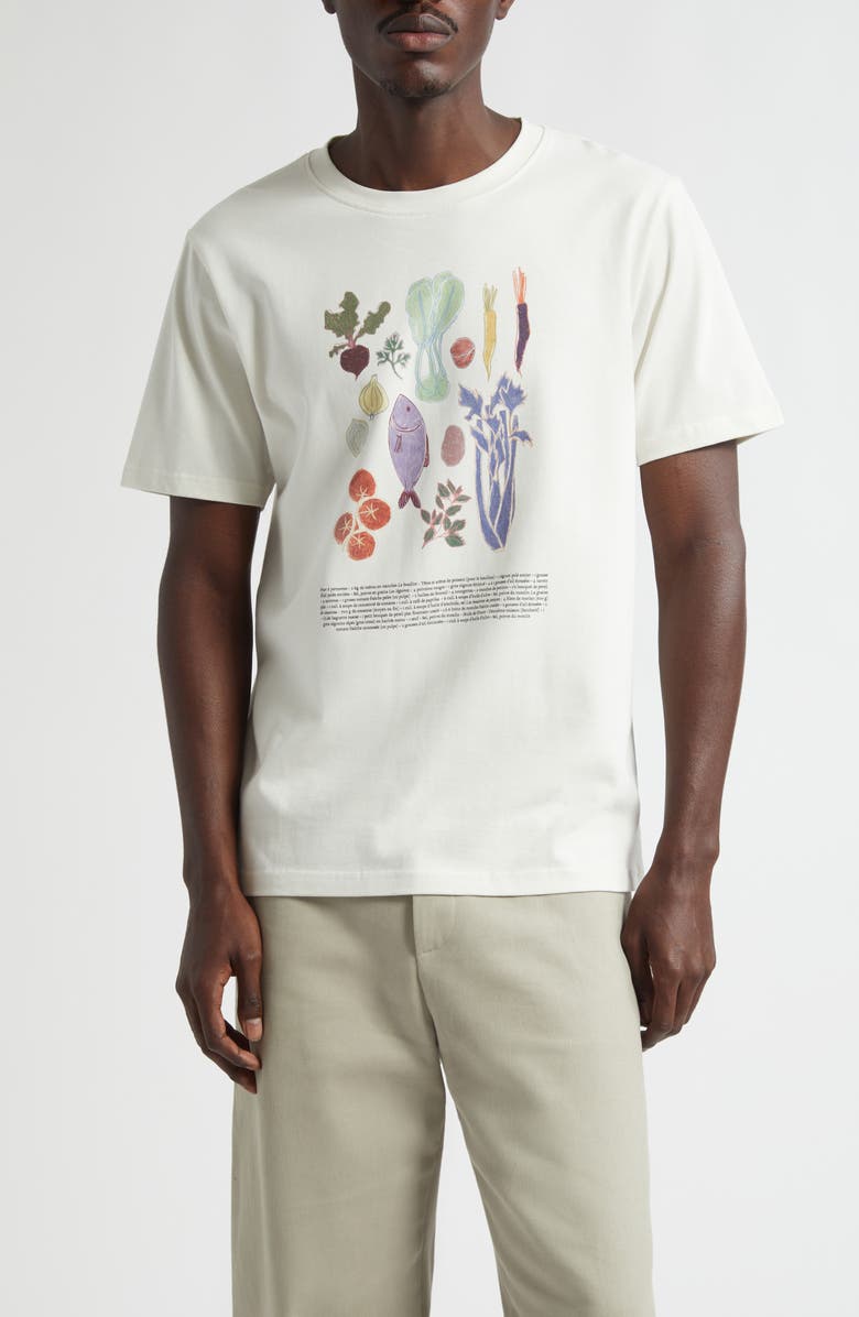 De Bonne Facture Tunisian Recipe Graphic T-Shirt, Main, color, Tunisian Recipe